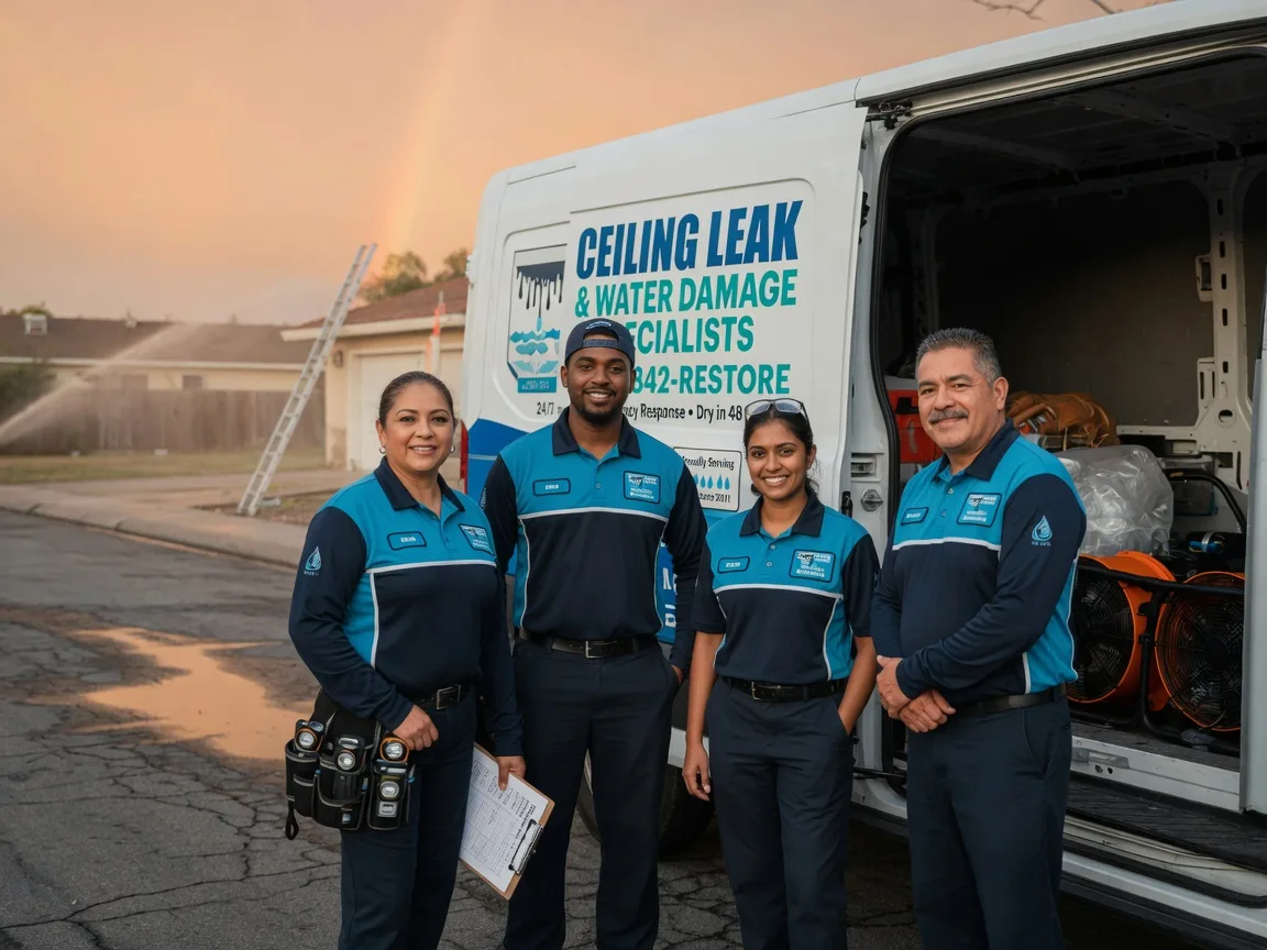 Ceiling Leak Cleanup company in Sunset, TX